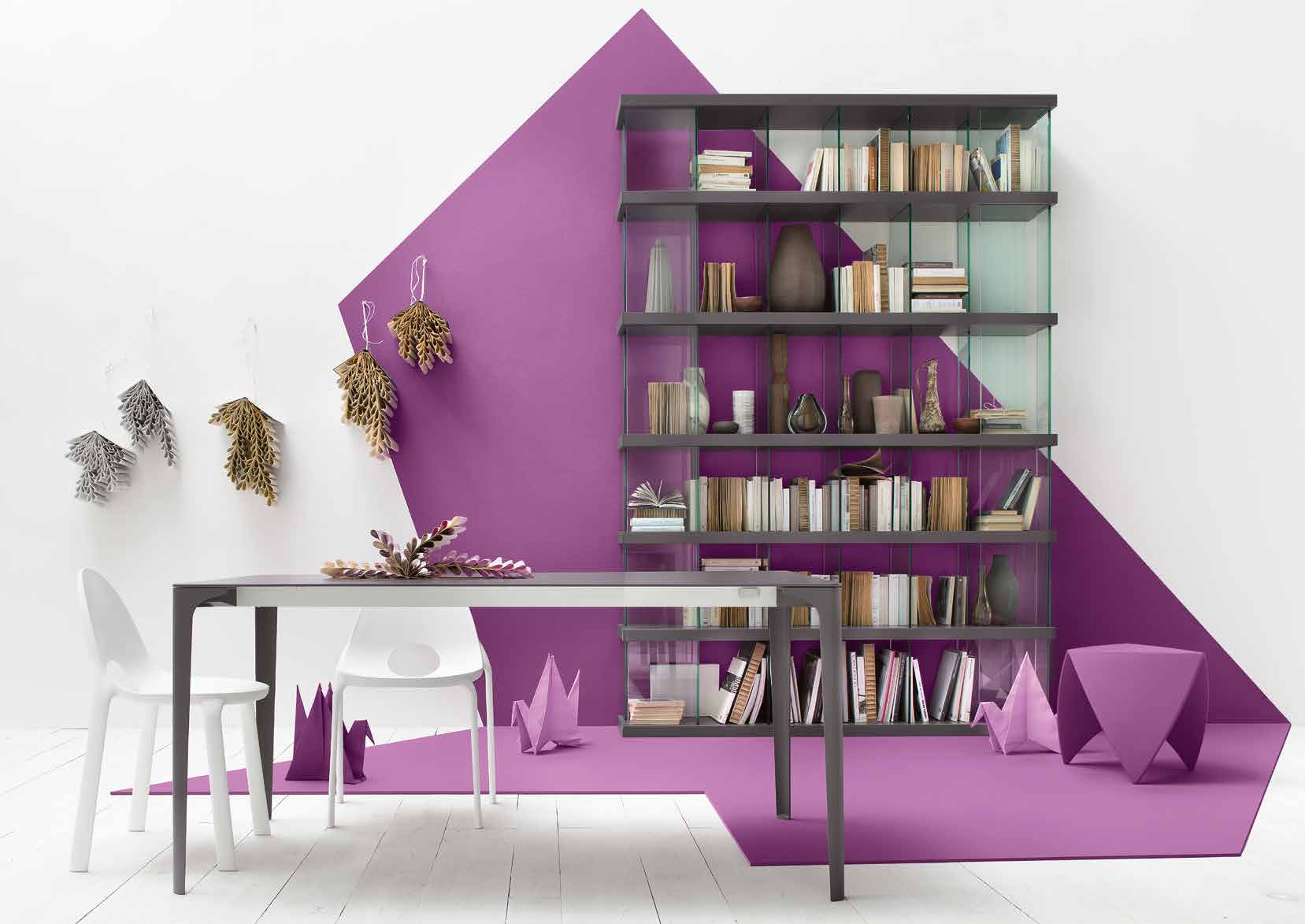 Libreria in vetro Veneta cucine 